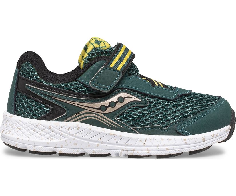 Saucony Ride 10 Jr. Kids\' Sneakers Green / Gold / Black | AU 757EBCX